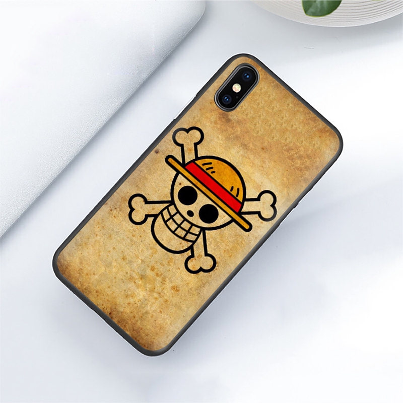 Ốp điện thoại mềm hình Luffy One Piece C90 cho iPhone 11 Pro XS Max XR X 8 7 6S 6 Plus 5S 5 SE 2020