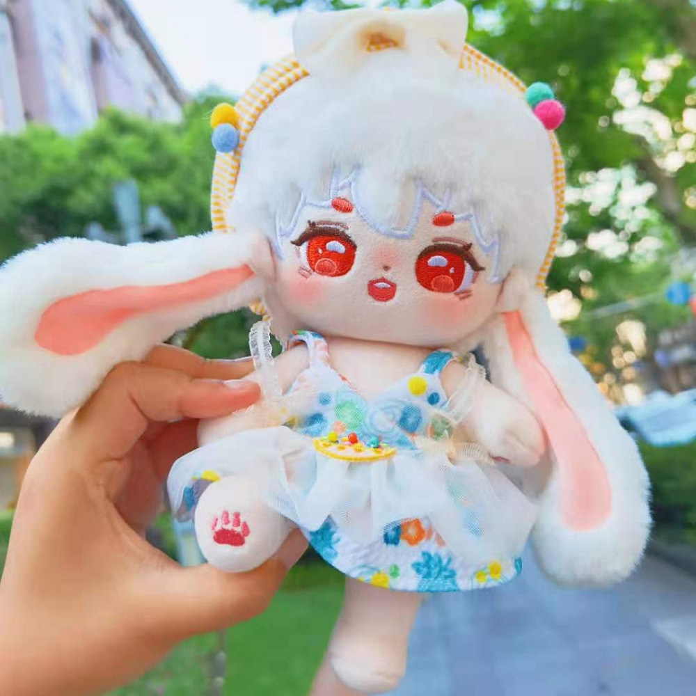 [Sẵn] Doll không thuộc tính có tai 20cm - Búp bê không thuộc tính tai dài 20cm