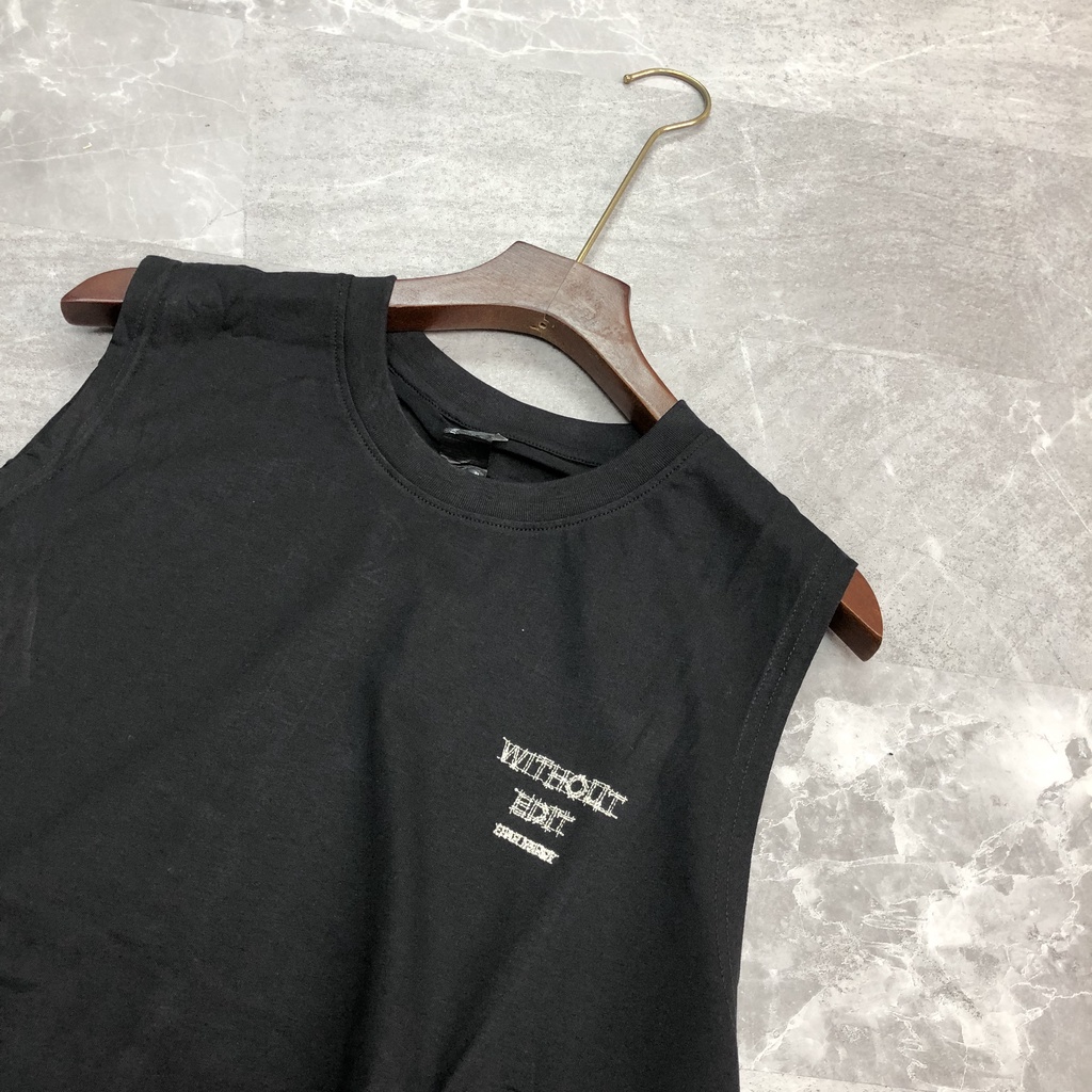 Áo sát nách tanktop bigsize 100kg body nam tập gym thể thao chất cotton SNTQ 3010