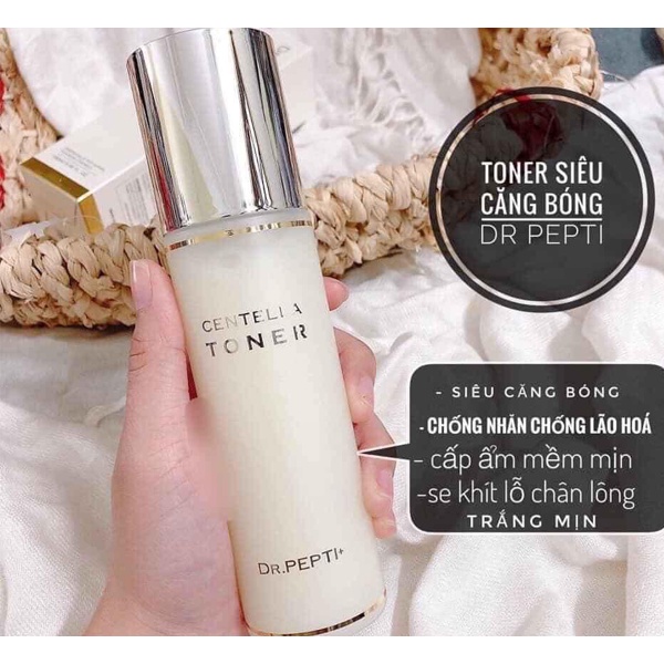 Toner Dr Pepti Centella Dưỡng Da Căng Bóng Nước Hoa hồng Dr Pepti 180ml | BigBuy360 - bigbuy360.vn