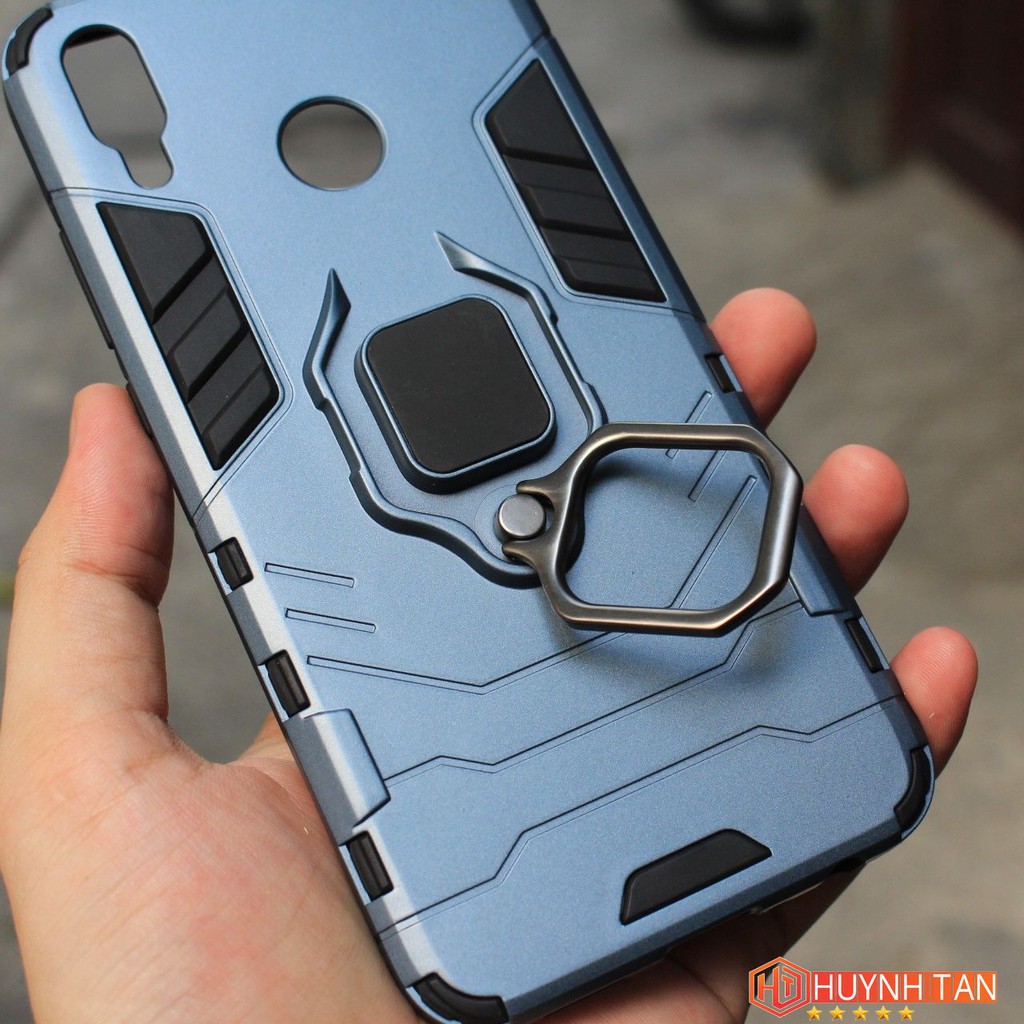 Ốp lưng Huawei Y9 2019 chống sốc Iron Man ver 2 có Iring (Full Màu)