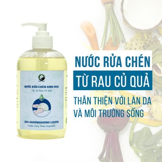 Nước Rửa Chén Sinh Học Minh Hồng 500ml (chỉ từ rau củ quả) - One4One / Bio Dishwashing Liq