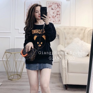 Áo nỉ in Gấu Chữ Mos