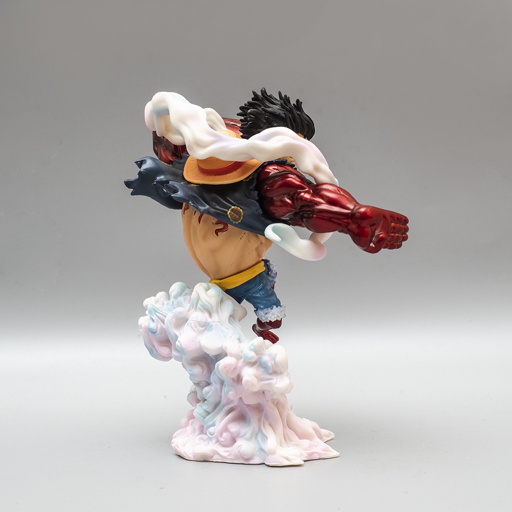Mô hình One Piece Luffy Gear 4 Bounce Man LF10 cao 18cm, mô hình One Piece Figure Luffy băng Mũ Rơm Haki Shop