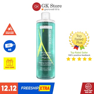 Gel Rửa Mặt Cho Da Mụn, Nhạy Cảm - A-Derma Gel Moussant Purifiant Phys-Ac