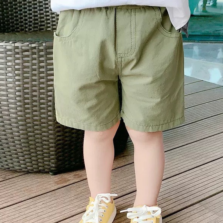 [Free Ship] Quần Short Kaki Bé Trai KEYER KIDs, Bé (6-22KG) Thời Trang Hè Sành Điệu, Chất Kaki Thoải Mái Thấm Hút QT04