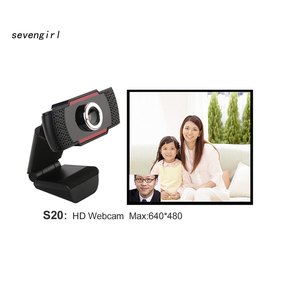 Webcam 3MP USB 2.0 HD có mic và kẹp cố định cho máy tính