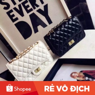 Túi xách nữ túi đeo chéo ô trám nắp xoay da PU cao cấp thời trang Hàn Quốc TX21 - Túi xách Chip Xinh