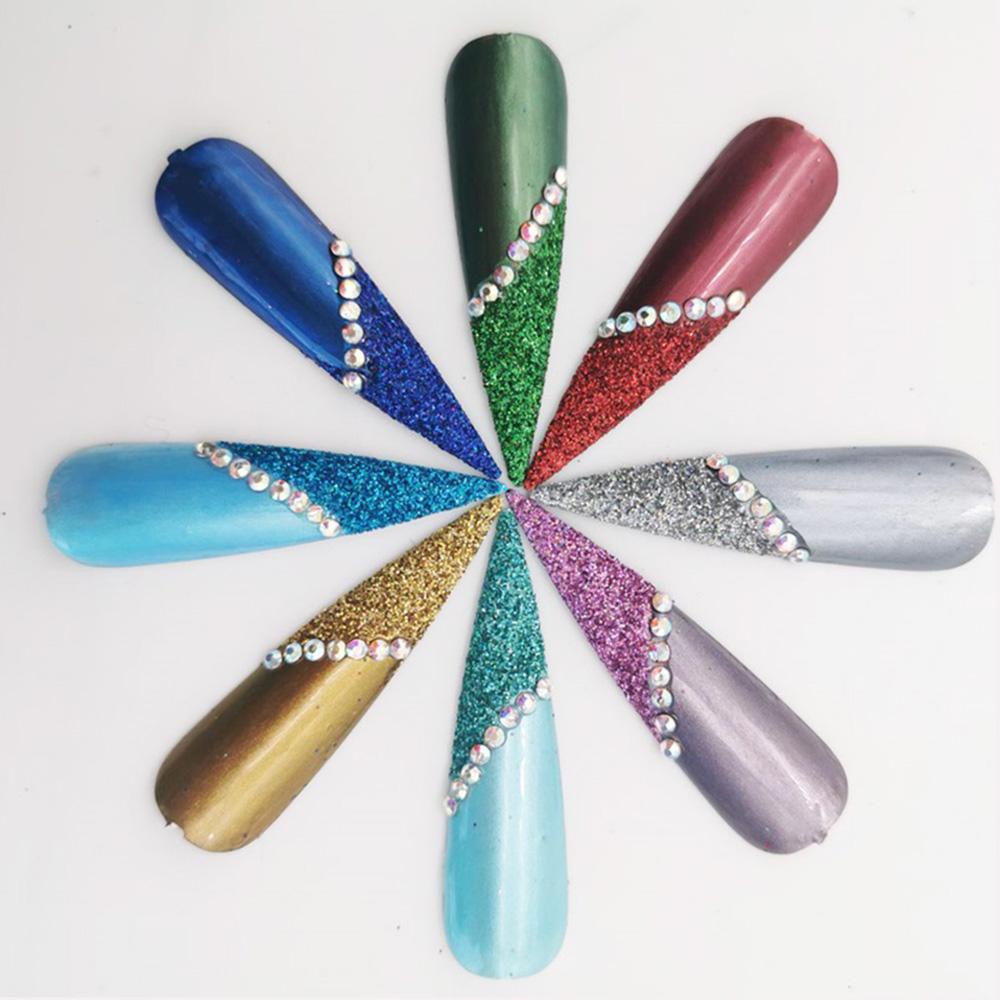 Hộp Kim Tuyến Lấp Lánh Trang Trí Móng Tay|Phụ Kiện Trang Trí Móng Tay Nghệ Thuật Màu Holographic Sáng Bóng