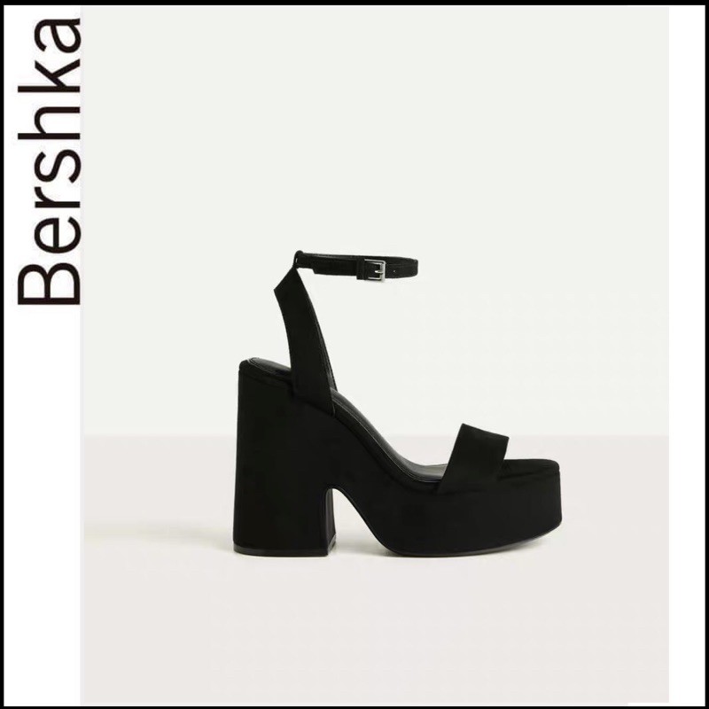 Sẵn/ sandal bershka siêu đẹp 05, dép BSK quai hậu 🖤  beska