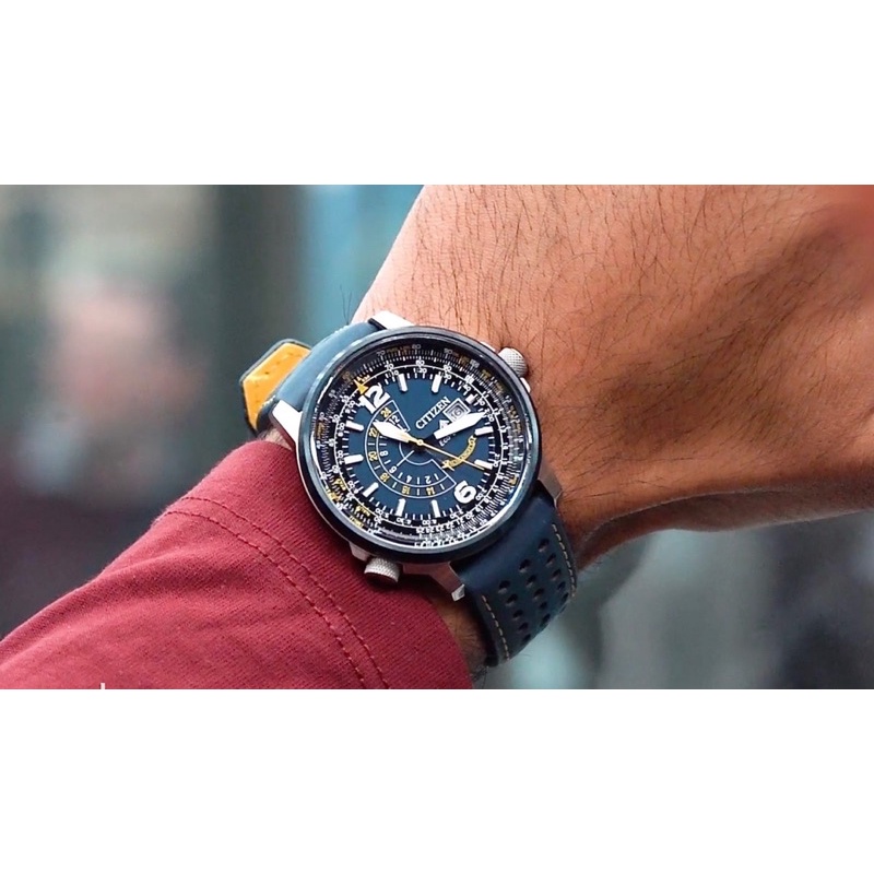 ĐỒNG HỒ NAM CHÍNH HÃNG CITIZEN BJ7007-02L ECO_DRIVE PROMASTER SKY BLUE ANGELS