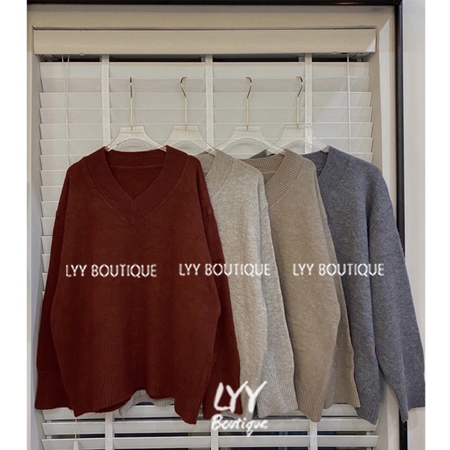 Áo len nữ CỔ TIM trơn siêu xinh chất len lông thỏ Quảng Châu 4 màu freesize LYY BOUTIQUE | BigBuy360 - bigbuy360.vn