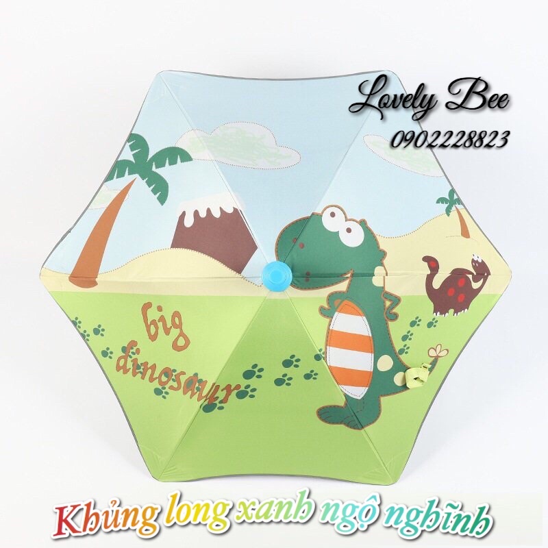 Ô Khủng Long Siêu Cute Dành Cho Bé Yên (Ô - Dù Cao Cấp Siêu Nhẹ)