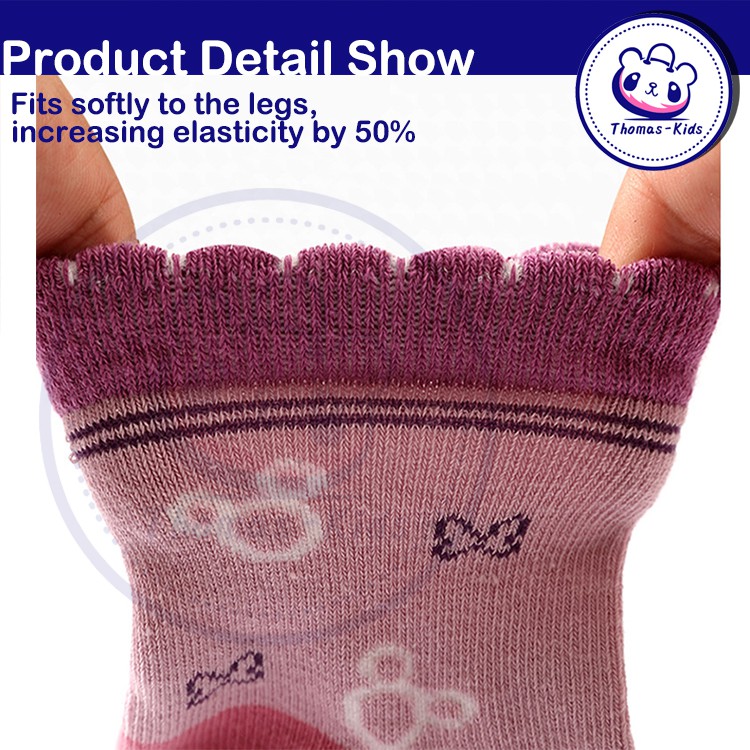 Set 5 Đôi Vớ Cotton Thoáng Khí Thấm Hút Mồ Hôi In Họa Tiết Hoạt Hình Doraemon Dành Cho Các Bé 1-12 Tuổi