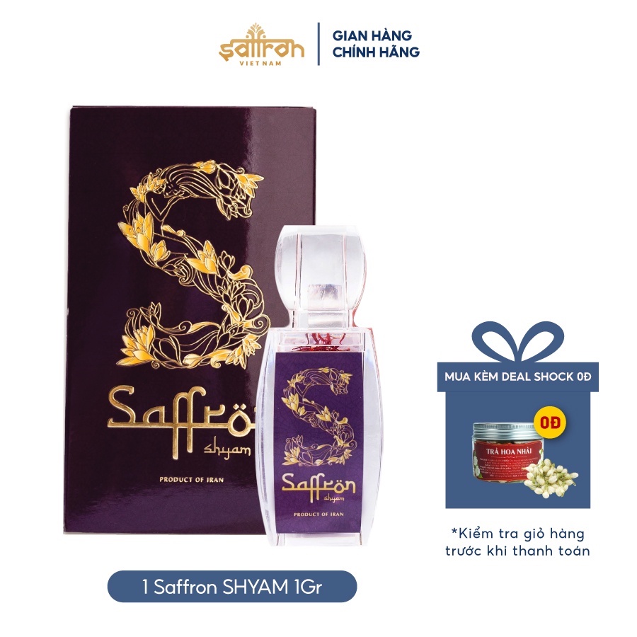 Nhụy Hoa Nghệ Tây Saffron Shyam 1gram/hộp