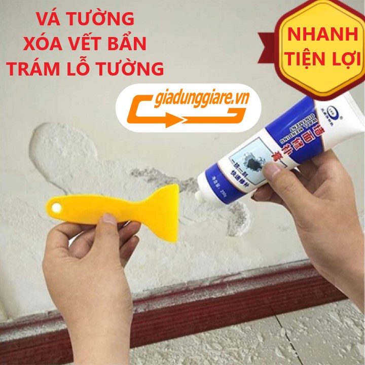 Tuýp KEO VÁ TƯỜNG đa năng 250g - Vá vết nứt tường, trầy xước, bong tróc, sạch vết bẩn - giadunggiare.vn