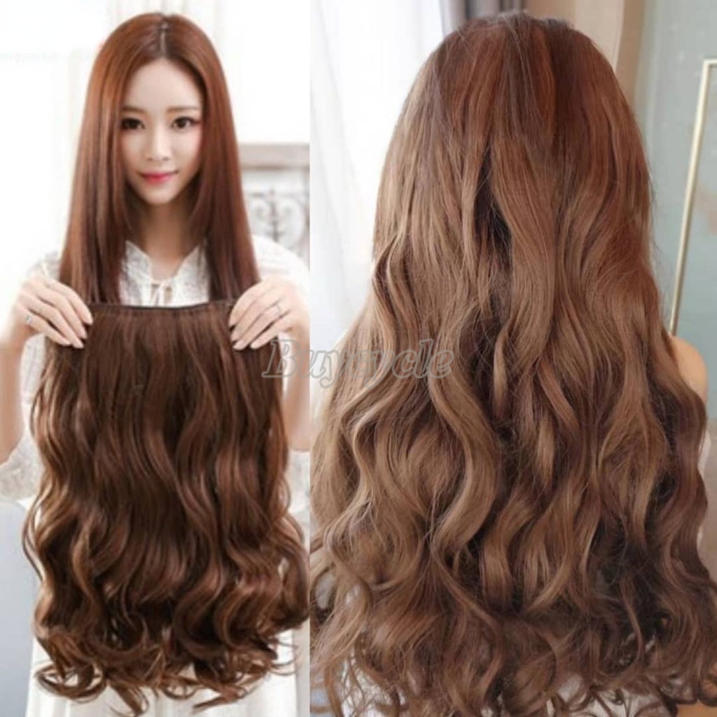 Tóc Giả Nối Dài Kiểu Kẹp 4 Cái Thời Trang