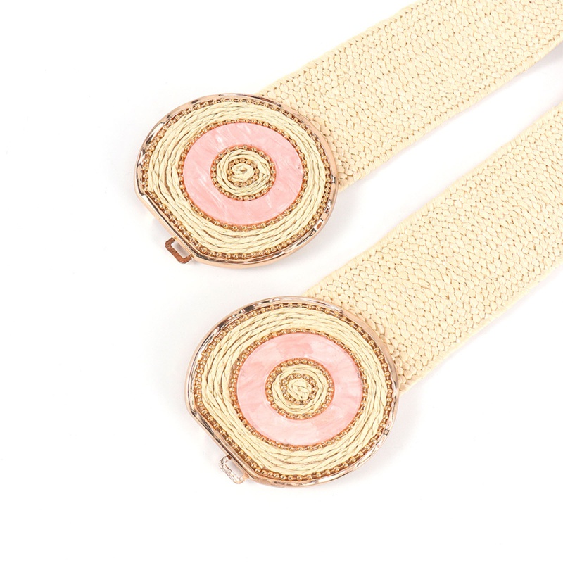 Thắt Lưng Đan Rơm Co Giãn Thời Trang Cho Nữ