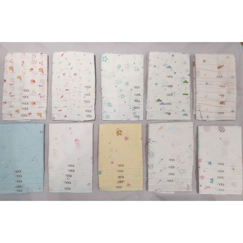 Nous sale - Sét khăn sữa 5 chiếc
