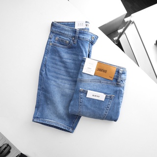 Quần short jean nam basic trẻ trung cá tính, vải jean co giãn cao cấp - QSZR4