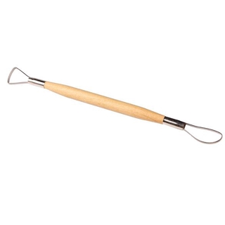 6 Dụng cụ điêu khắc đất sét cán gỗ 8 inch