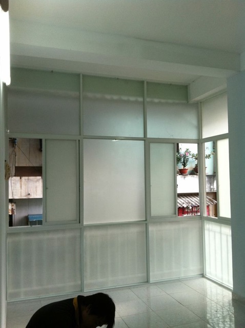 Vách ngăn phòng làm việc và phòng ngủ