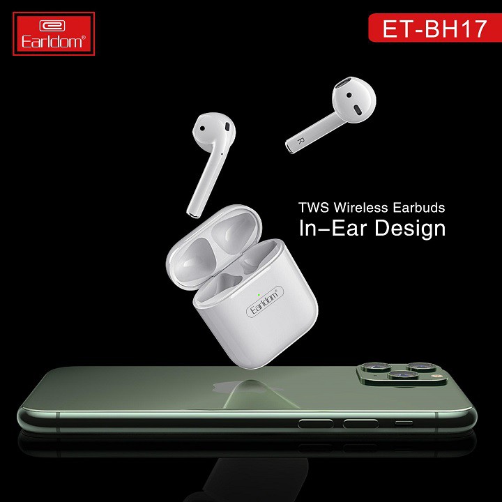[MÃ EARL50KT5 GIẢM 10% TỐI ĐA 50K CHO ĐƠN TỐI THIỂU 700K] TAI NGHE BLUETOOTH TRUE WIRELESS EARLDOM BH17 | BigBuy360 - bigbuy360.vn