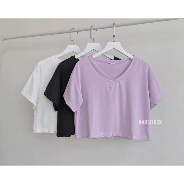 [Mã WASKT304 giảm 15% tối đa 30K đơn 99K] Áo thun croptop bigsize