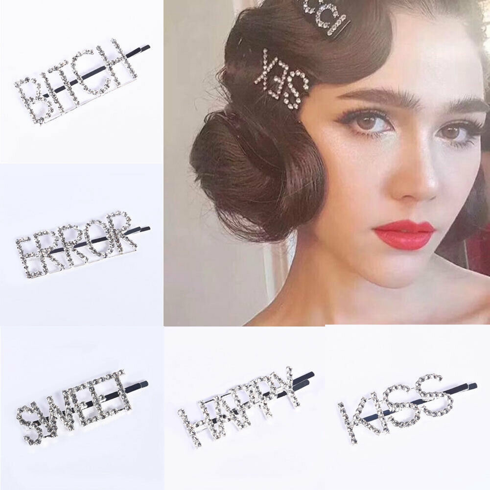 Kẹp tóc đính đá sang trọng cho nữ