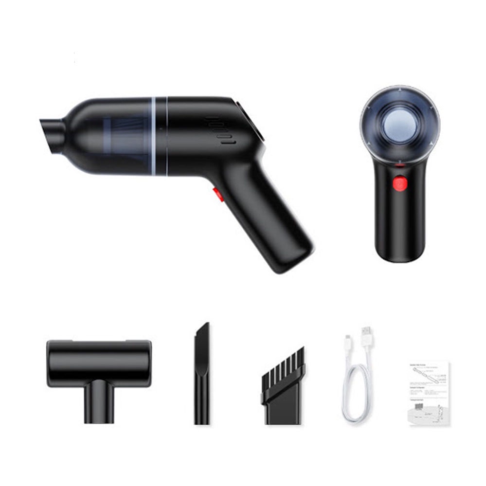 Máy Hút Bụi Mini Cầm Tay Không Dây - Lực Hút Cực Mạnh 8000pa - Làm Sạch Sàn Nhà, Ô Tô