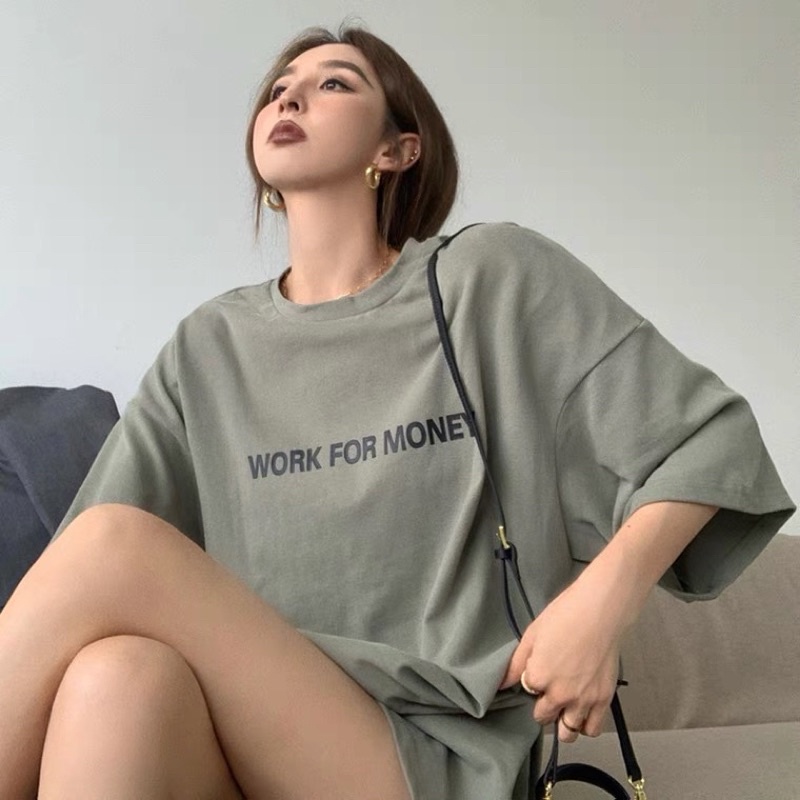 Áo phông 3158, áo thun tay lỡ form rộng chất cotton in hình 1988’s