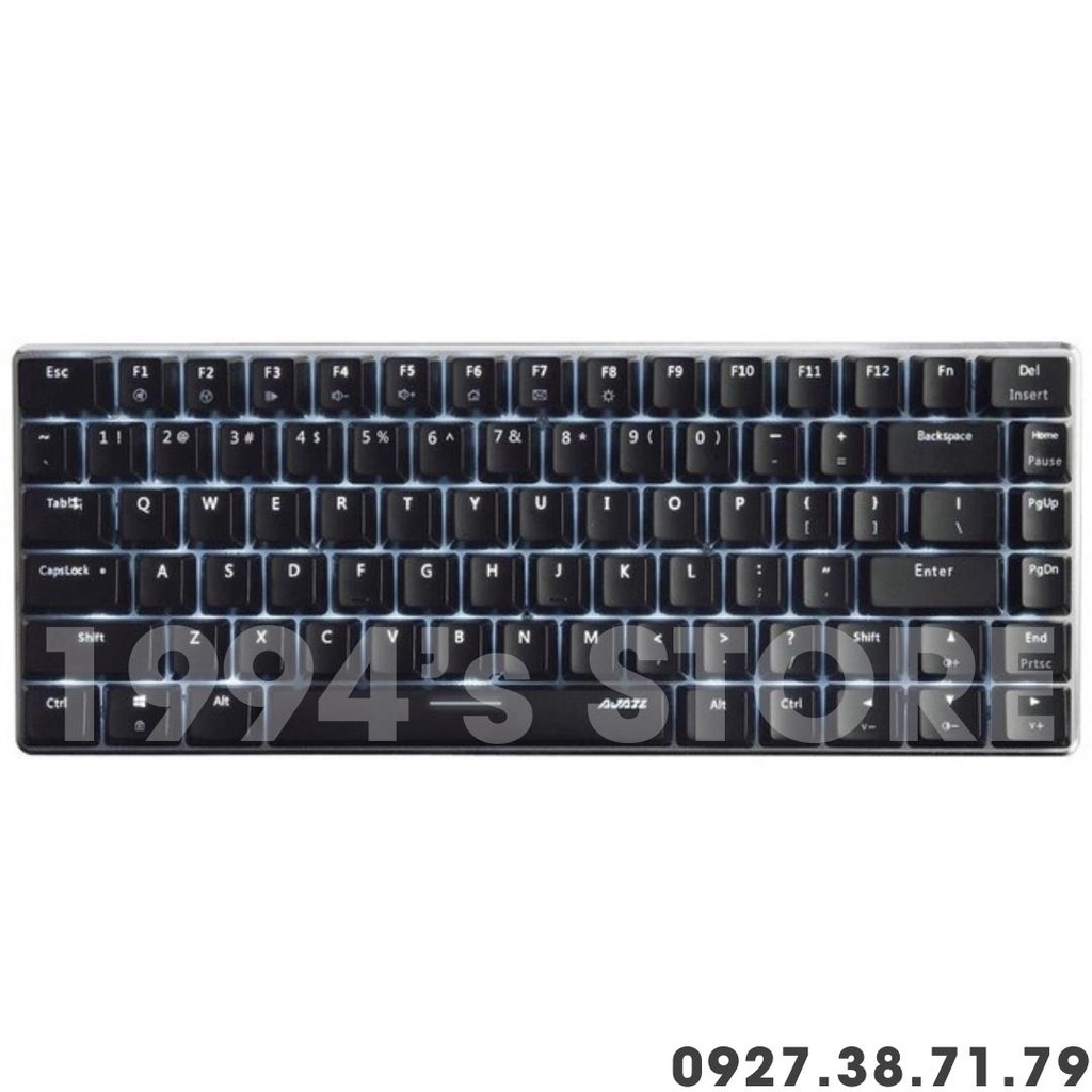 Bàn phím cơ gaming giá rẻ Ajazz AK33 nhiều chế độ đèn Led - Cáp Type C - Nhỏ gọn tiện lợi
