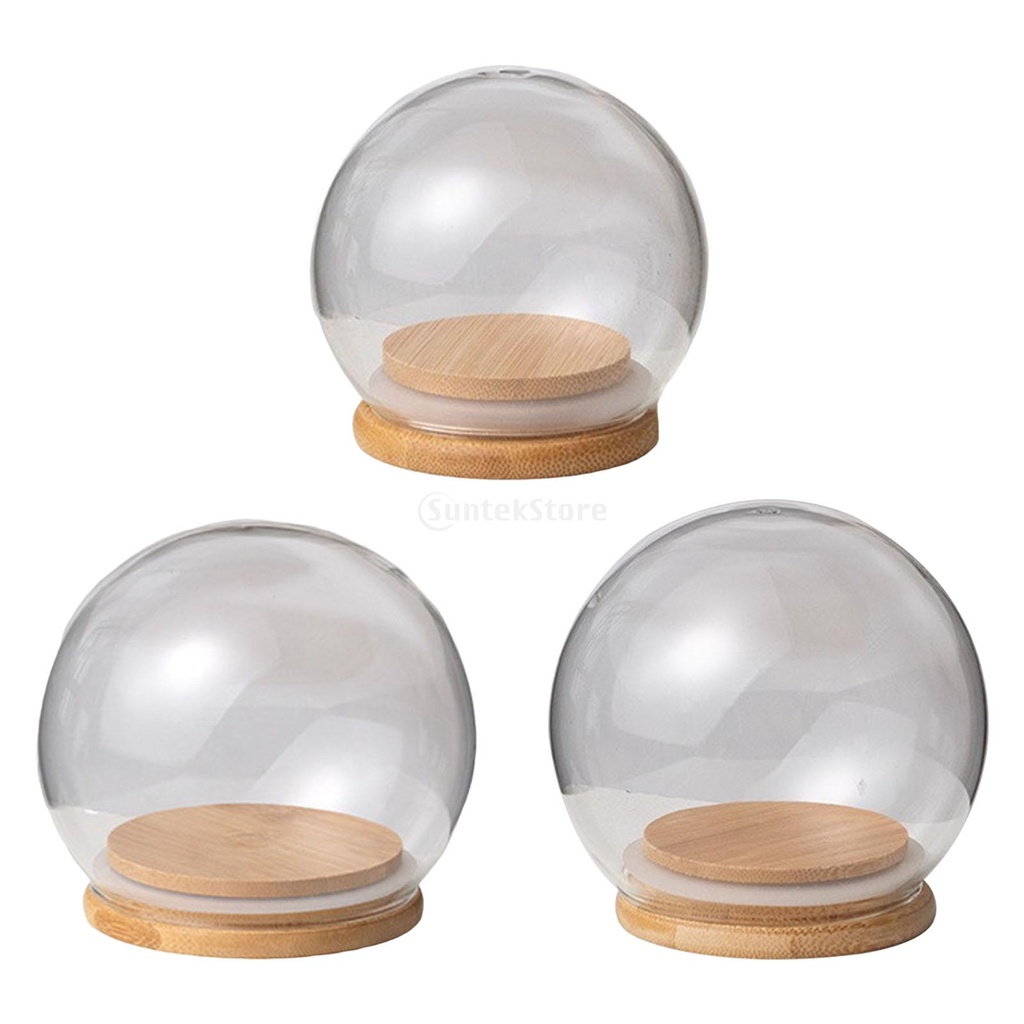 Bình thủy tinh có nắp đậy trang trí nội thất hiện đại