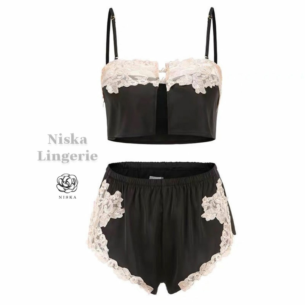 Đồ bộ ngủ satin - Mã B120