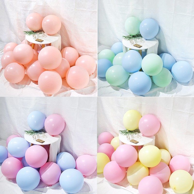 Bong bóng latex màu sắc ngọt ngào 18 inch