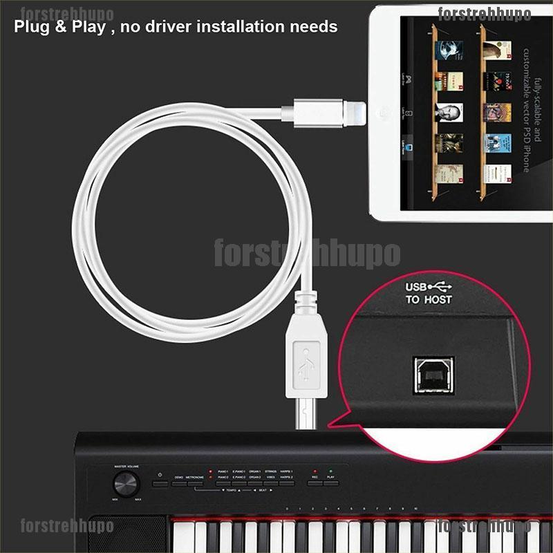 Cáp Chuyển Đổi Cổng Lightning Sang Type-B Usb 2.0 Cho Iphone 7 8 X Ipad