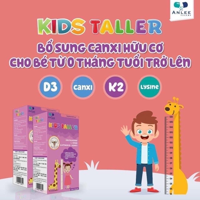 Kids taller Canxi hữu cơ