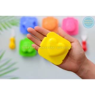 1 Khuôn cơm bento Nhật,khuôn đậu hũ cho bé ăn dặm NPP Baby Tôm