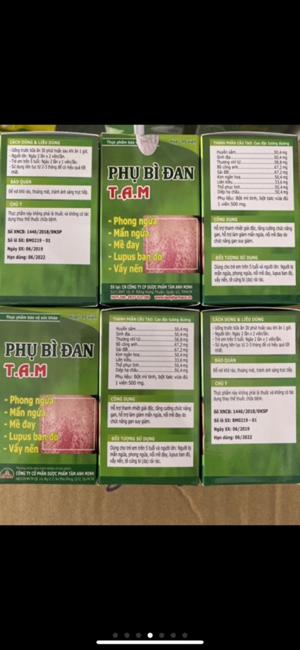 VIÊN UỐNG PHỤ BÌ ĐAN T. A. M | BigBuy360 - bigbuy360.vn