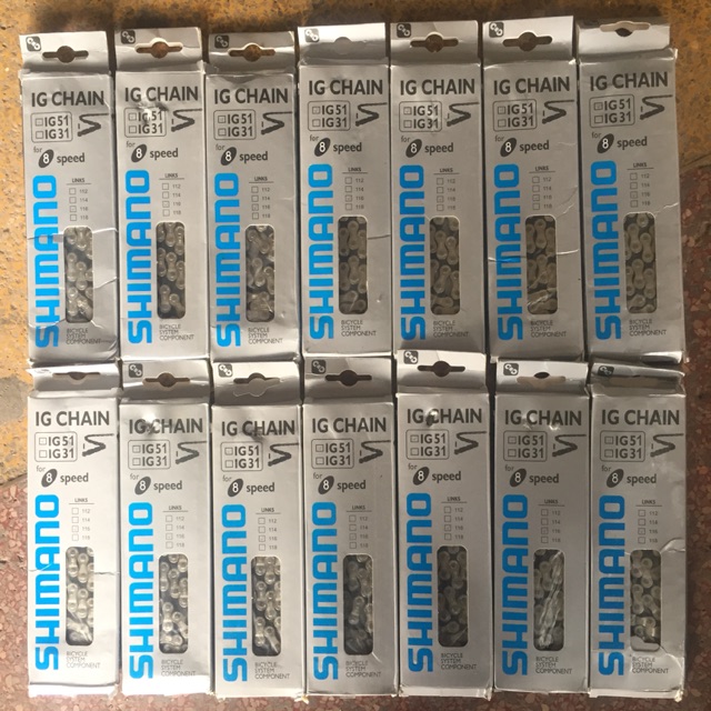 Xích , sên xe đạp SHIMANO 8 speed