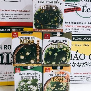 Hộp 10 gói canh rong biển nhật bản