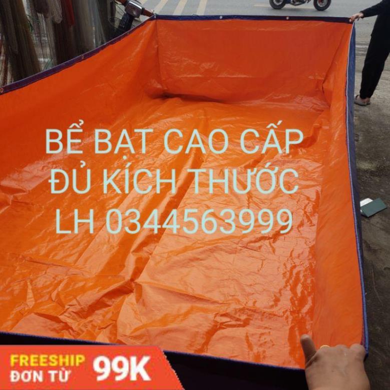 Bể Bạt Nuôi Ốc, Ếch , Cá, Lươn 3×2×1- 4×2×1 - 5×2×1 - 6×2×1- đặt theo yêu cầu