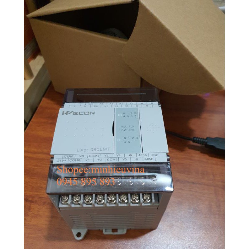 PLC WECON LX2E-0806MT-A2 (Bộ điều khiển lập trình logic)