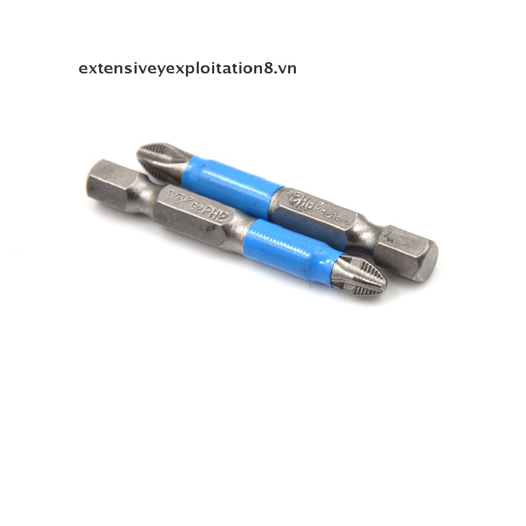 Mũi tua vít điện từ tính PH2 1/4&quot; chống trượt trục lục giác dài 50mm