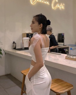 ÁO CROPTOP HAI DÂY THẮT NƠ [GEMI SHOP]