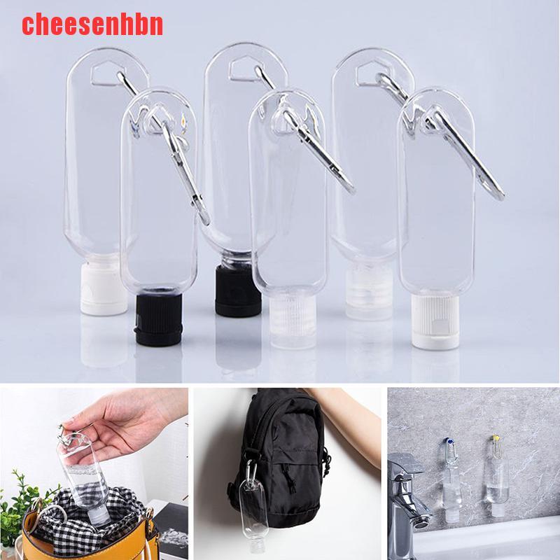 [cheesenhbn]30/50ml Transparent Empty Bottles Travel Shampoo Cosmetics Bottle with Holder