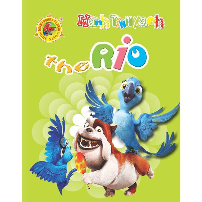 Tập học sinh Nghệ Xương kẻ-4 ô ly  thiết kế tinh xảo với màu sắc bắt mắt