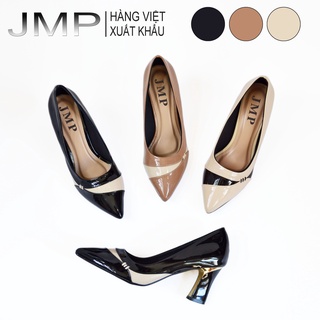 Jmp - giày cao gót mũi nhọn công sở gót vuông 7cm - ch168