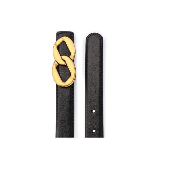 Thắt Lưng Nữ Bản 2,4cm, Dây Nịt Nữ Da Thật, Đai Váy Khóa Kim Loại Thời Trang Cao Cấp - HATLN005