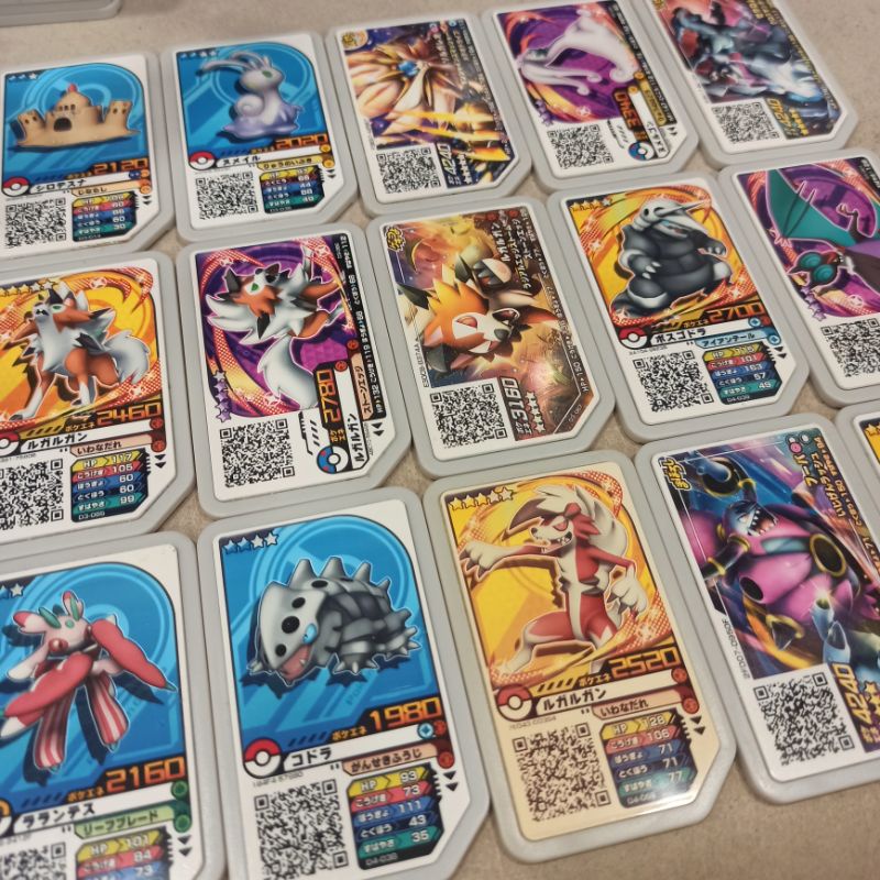 Thẻ Nhựa Pokemon Ga-ole Series D3 D4 D5